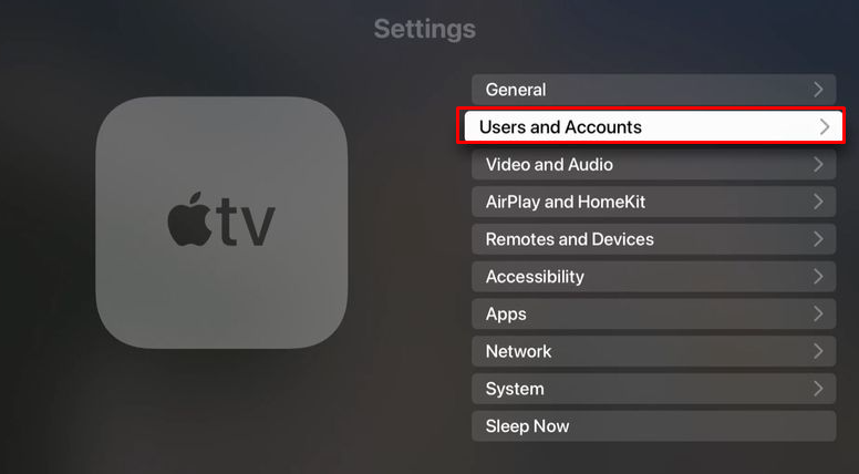 Select Users & Accounts