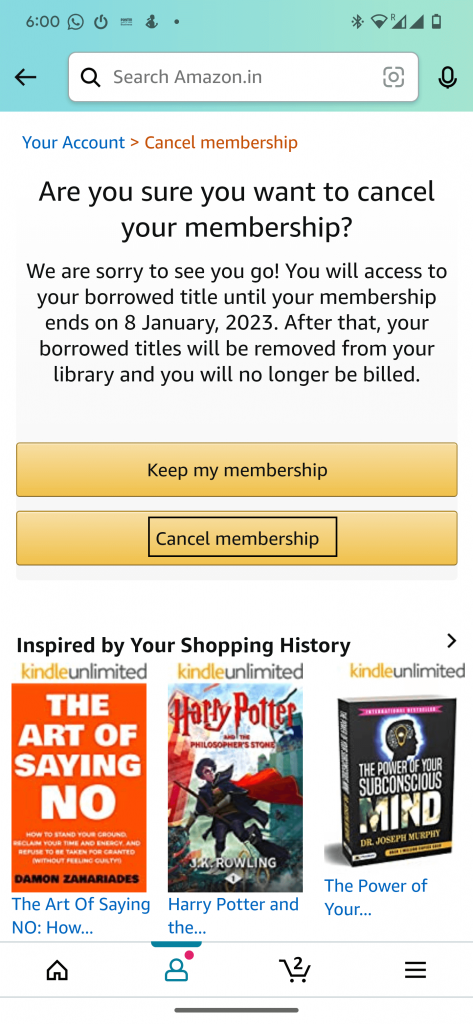 How to Cancel Kindle Unlimited Subscription
